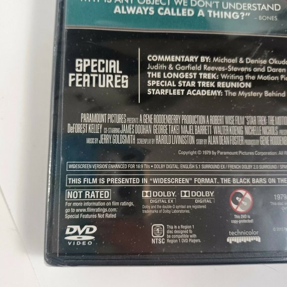 Star Trek The Motion Picture NEW DVD Sealed Widescreen Special Features - Picture 5 of 13